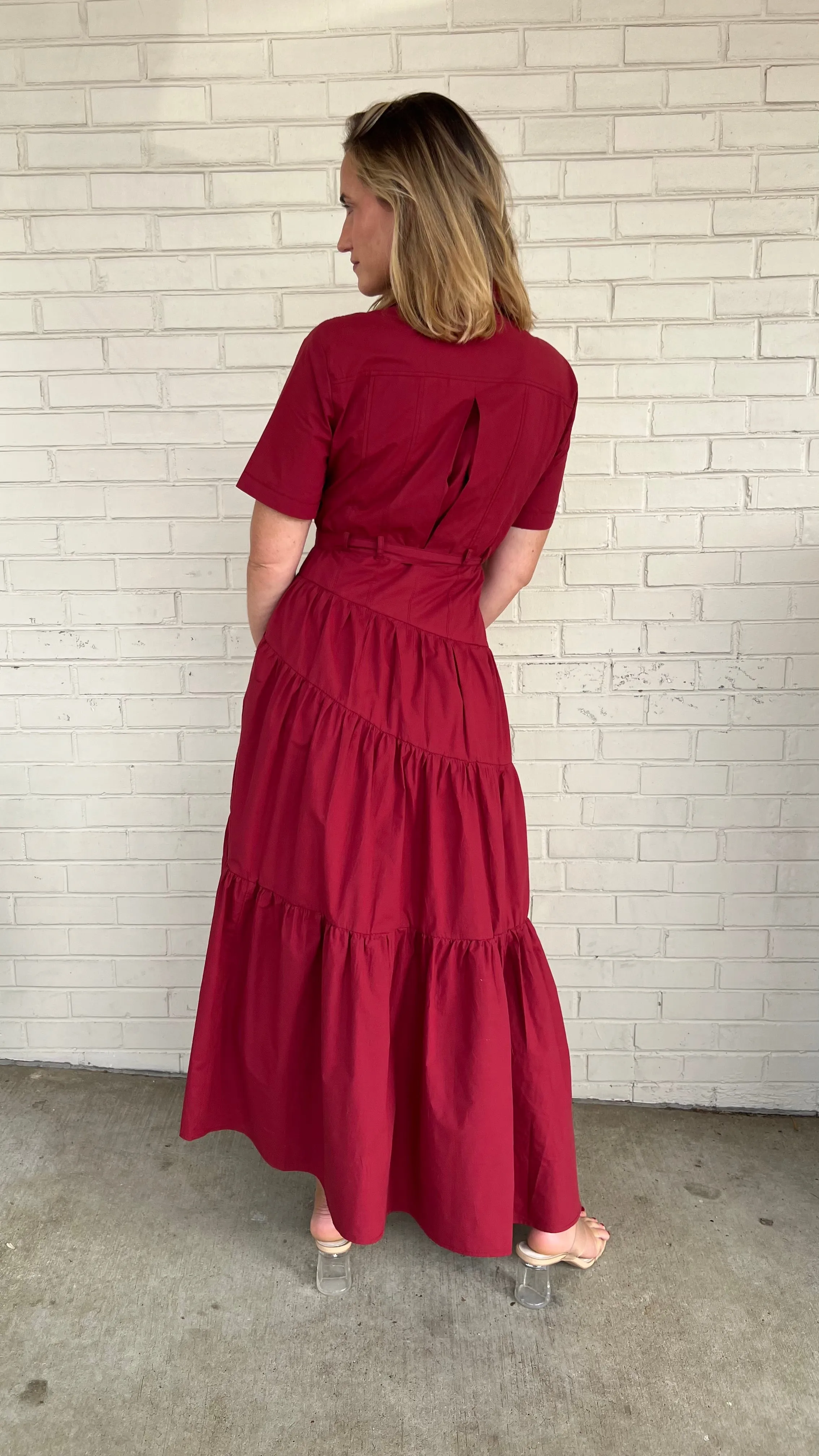 There For You Short Sleeve Maxi Dress