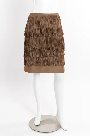 Tiered Fringe Skirt