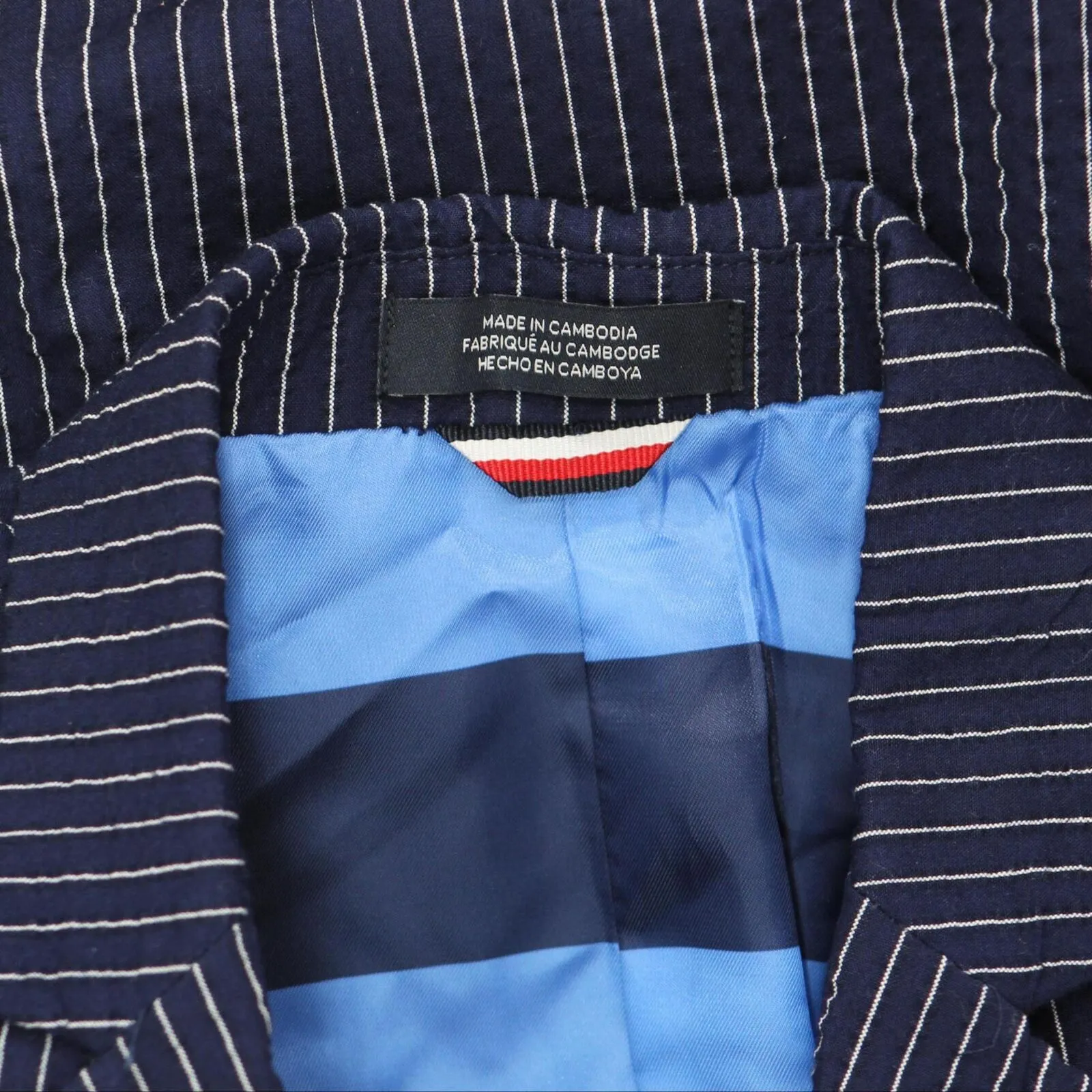 Tommy Hilfiger Boys Blazer Suit Jacket Flag Blue 16