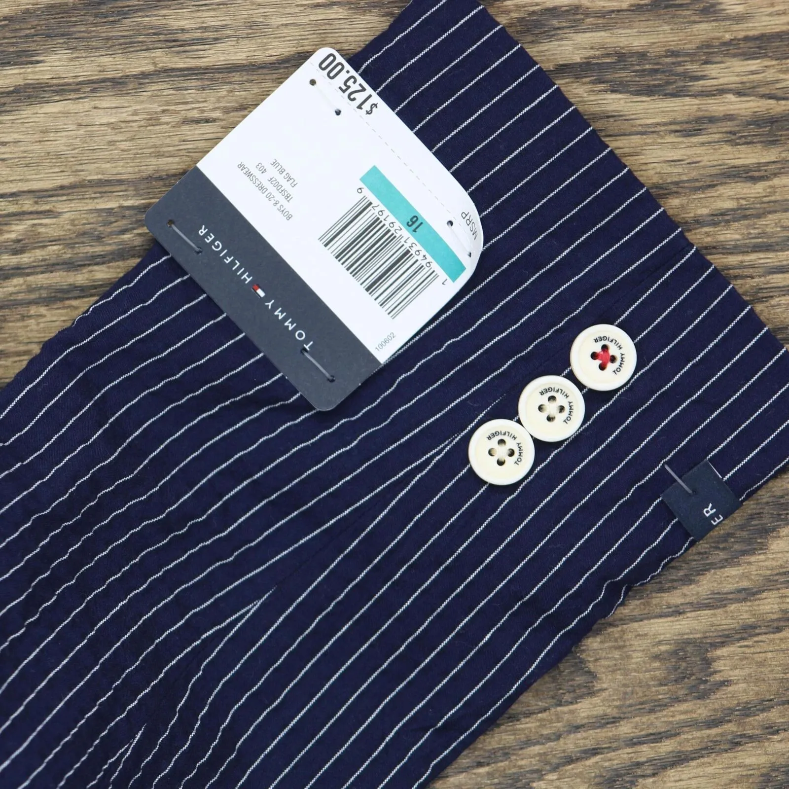 Tommy Hilfiger Boys Blazer Suit Jacket Flag Blue 16