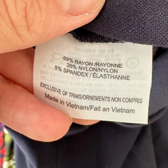 Tory Burch Navy Pencil Skirt
