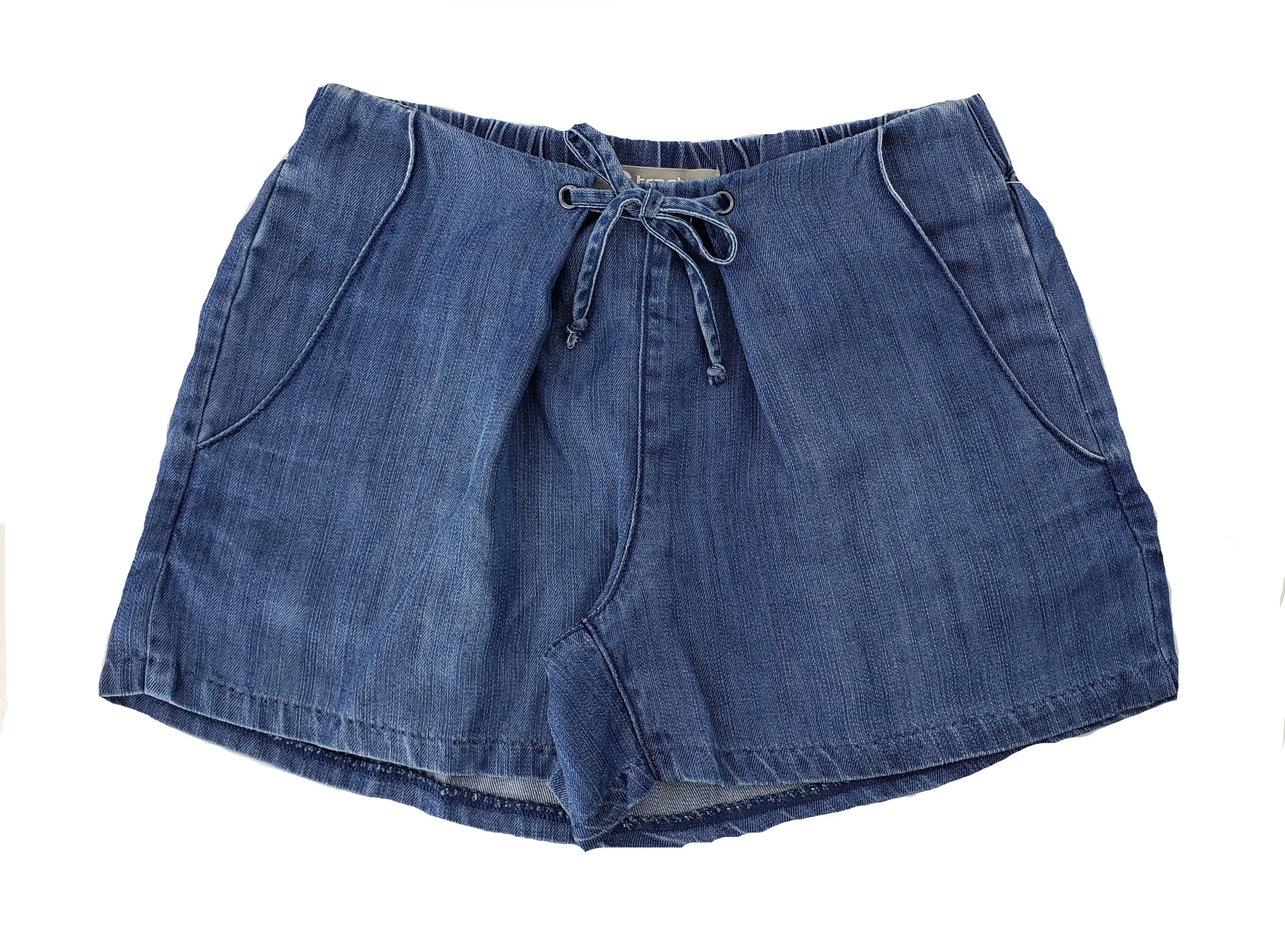 Tractr Girls Pleated Chambray Short (7-14)