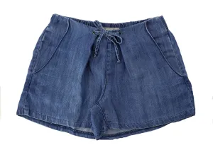 Tractr Girls Pleated Chambray Short (7-14)