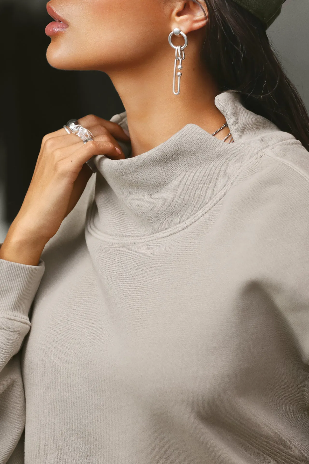 Turtleneck Sweatshirt
