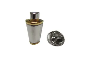 Two Toned Cocktail Shaker Lapel Pin
