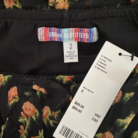 UO Tuli Ruffle Midi Skirt