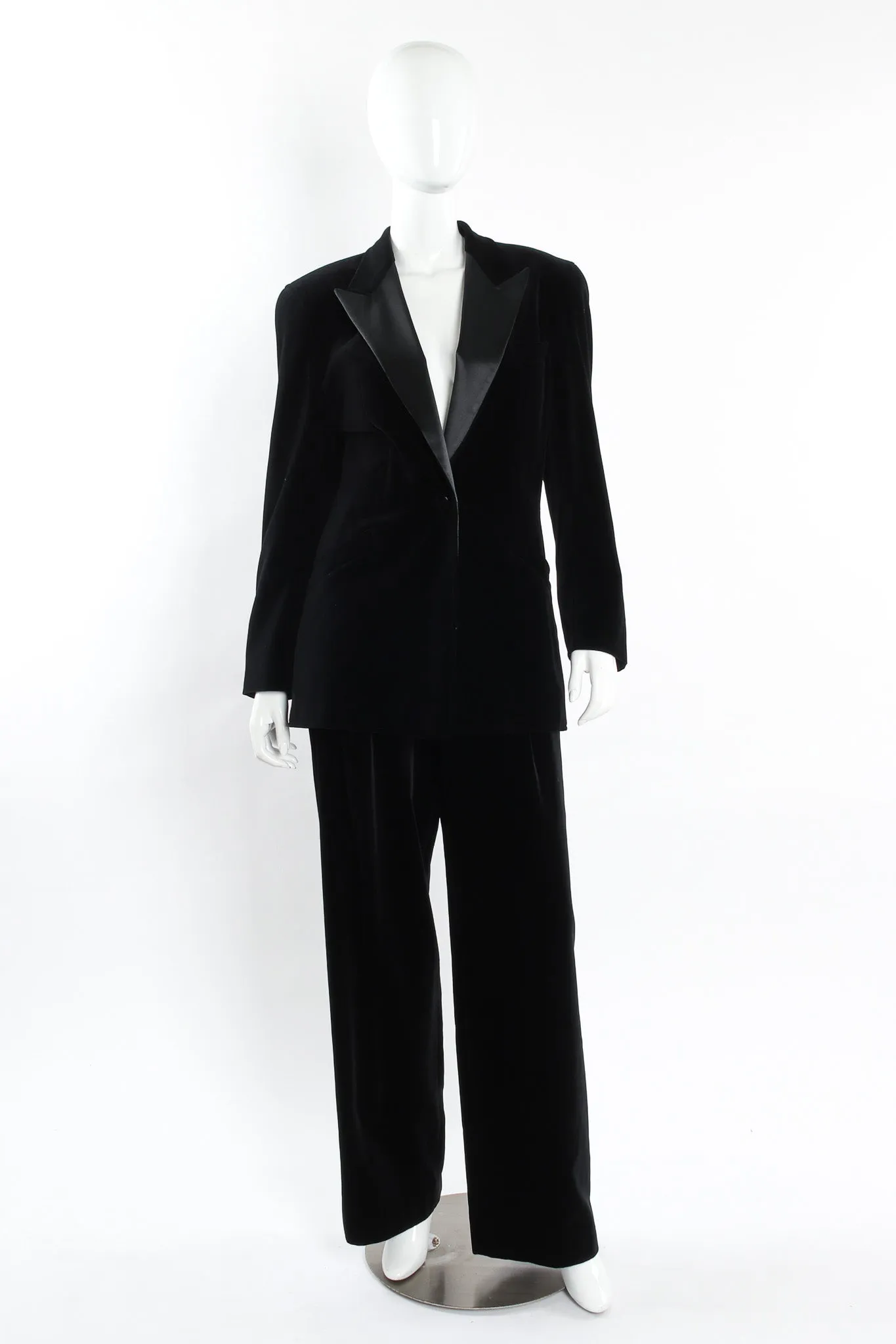 Velvet Blazer & Pant Suit Set