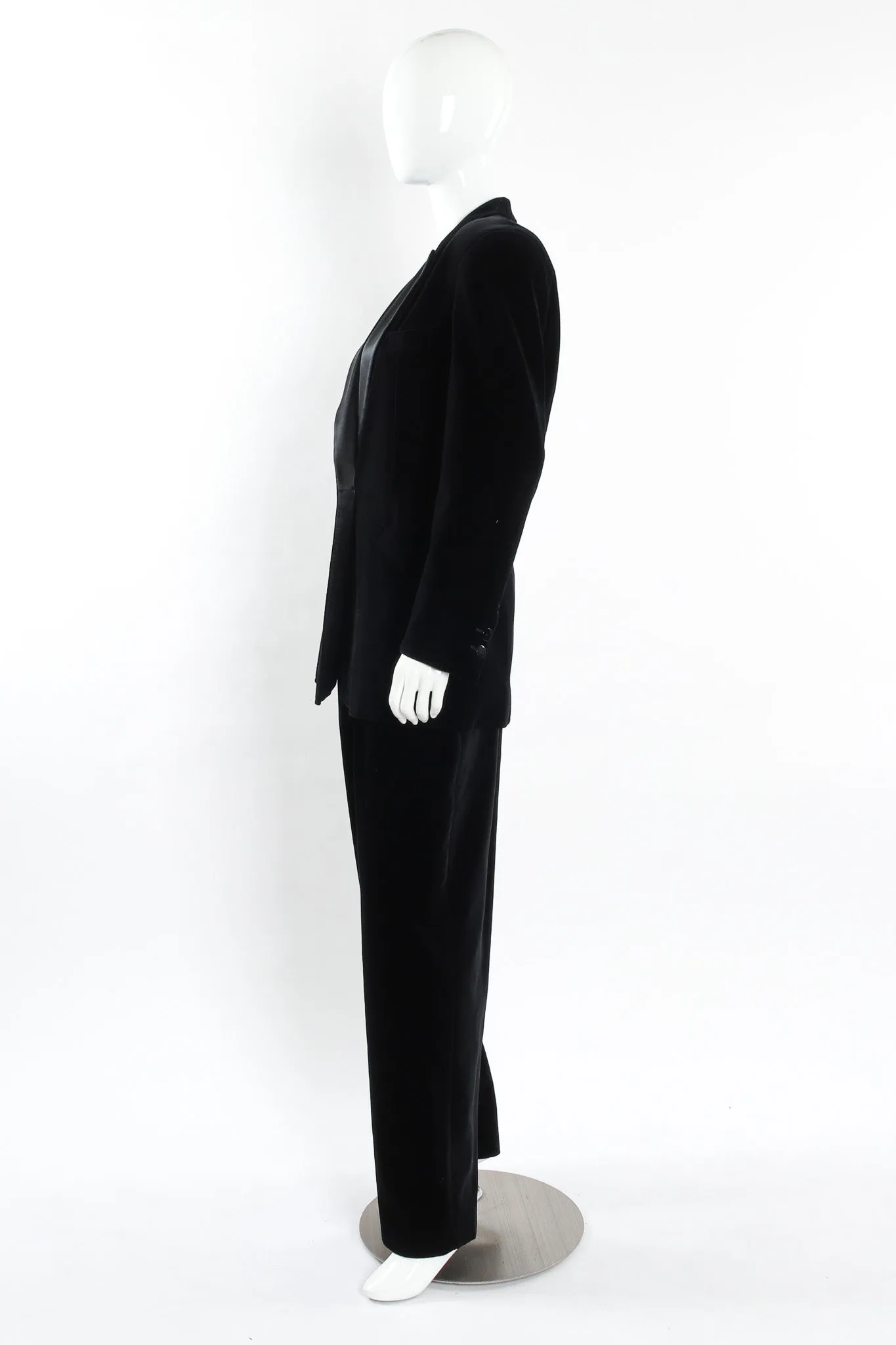 Velvet Blazer & Pant Suit Set