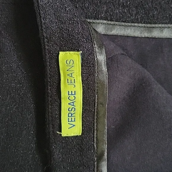 Versace Jeans Black Pencil Skirt, Size 38