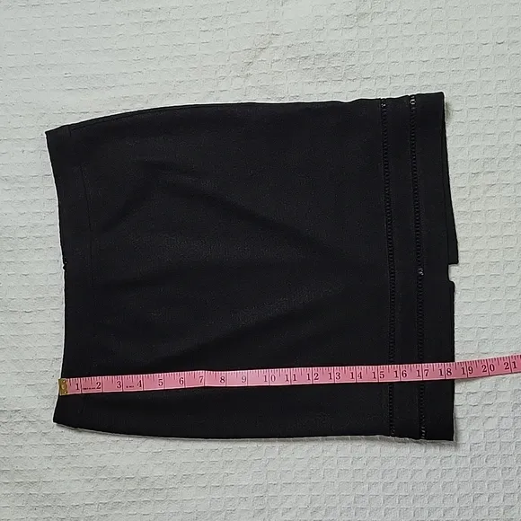Versace Jeans Black Pencil Skirt, Size 38