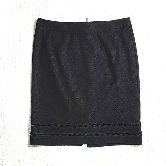 Versace Jeans Black Pencil Skirt, Size 38