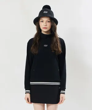 Vice Golf Atelier Women's Hi-Neck Fleece Long Sleeve T-Shirt - 2 Colors