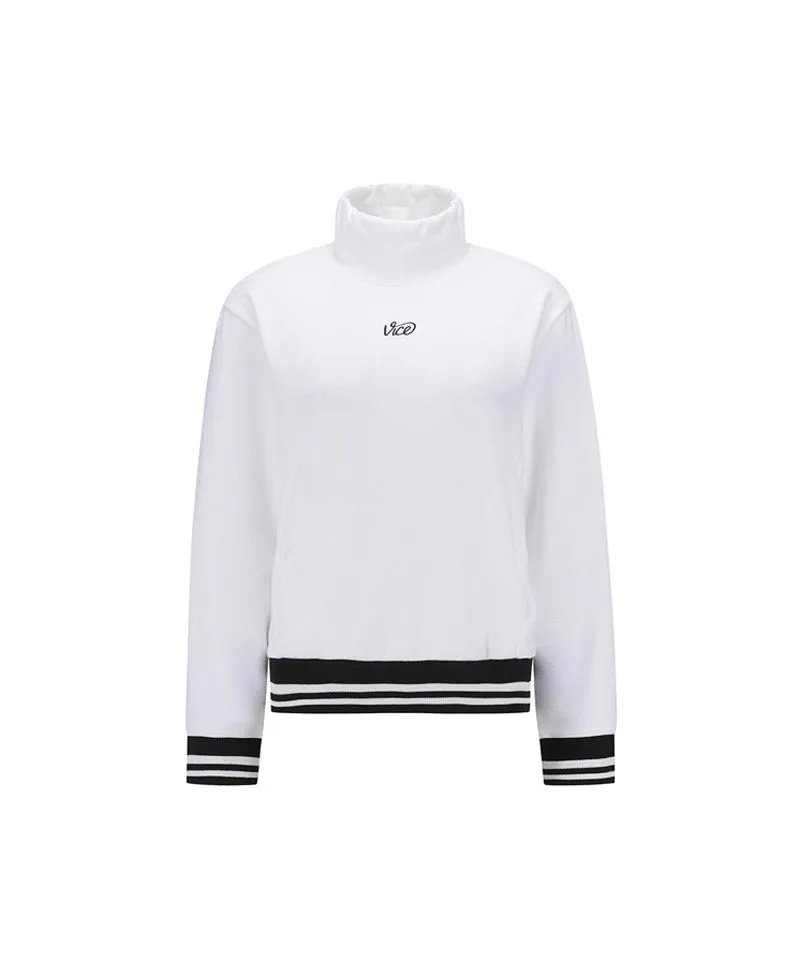 Vice Golf Atelier Women's Hi-Neck Fleece Long Sleeve T-Shirt - 2 Colors