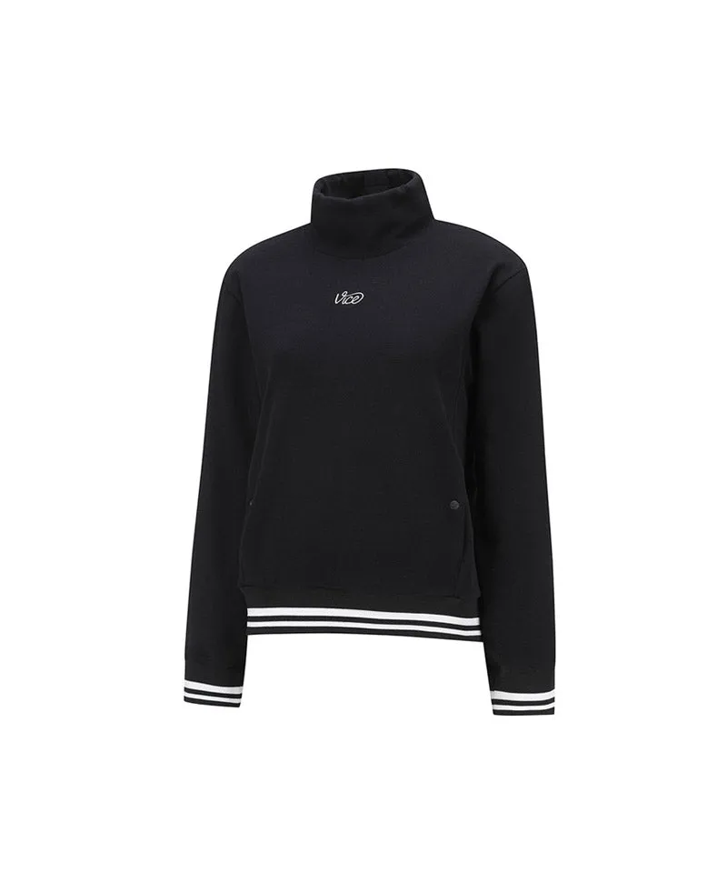 Vice Golf Atelier Women's Hi-Neck Fleece Long Sleeve T-Shirt - 2 Colors