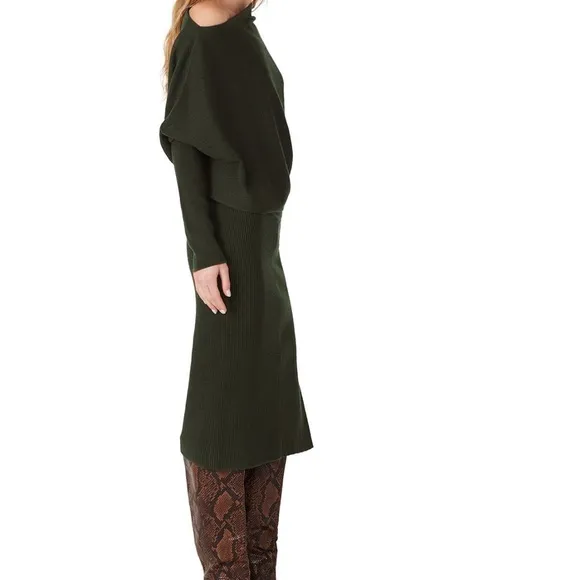 Victor Alfaro Collective // olive green sweater dress