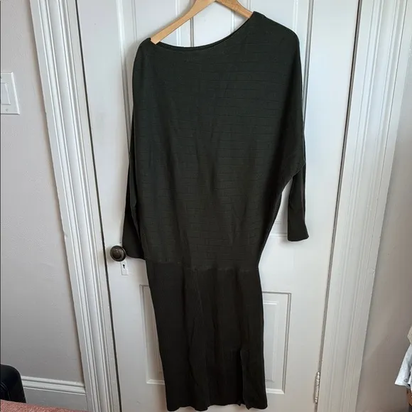 Victor Alfaro Collective // olive green sweater dress