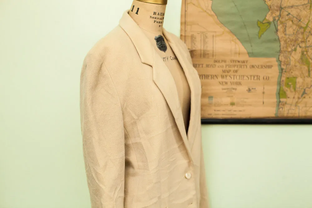 Vintage 70s Canary Yellow Womens Abercrombie Jacket