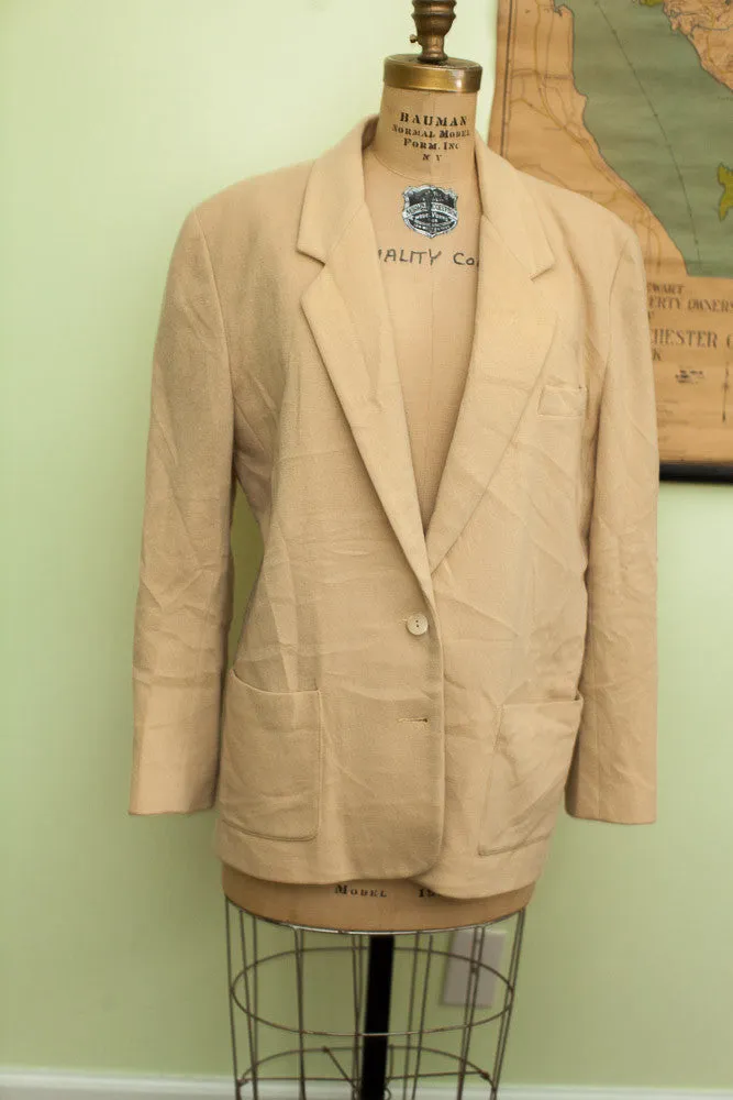 Vintage 70s Canary Yellow Womens Abercrombie Jacket