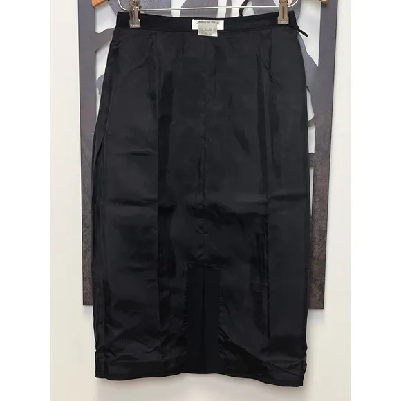 Vintage Giorgio Armani Wool Long Pencil Skirt