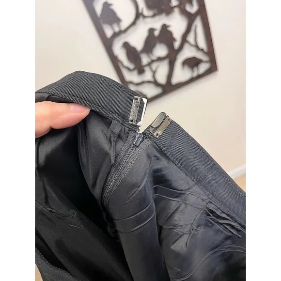 Vintage Giorgio Armani Wool Long Pencil Skirt