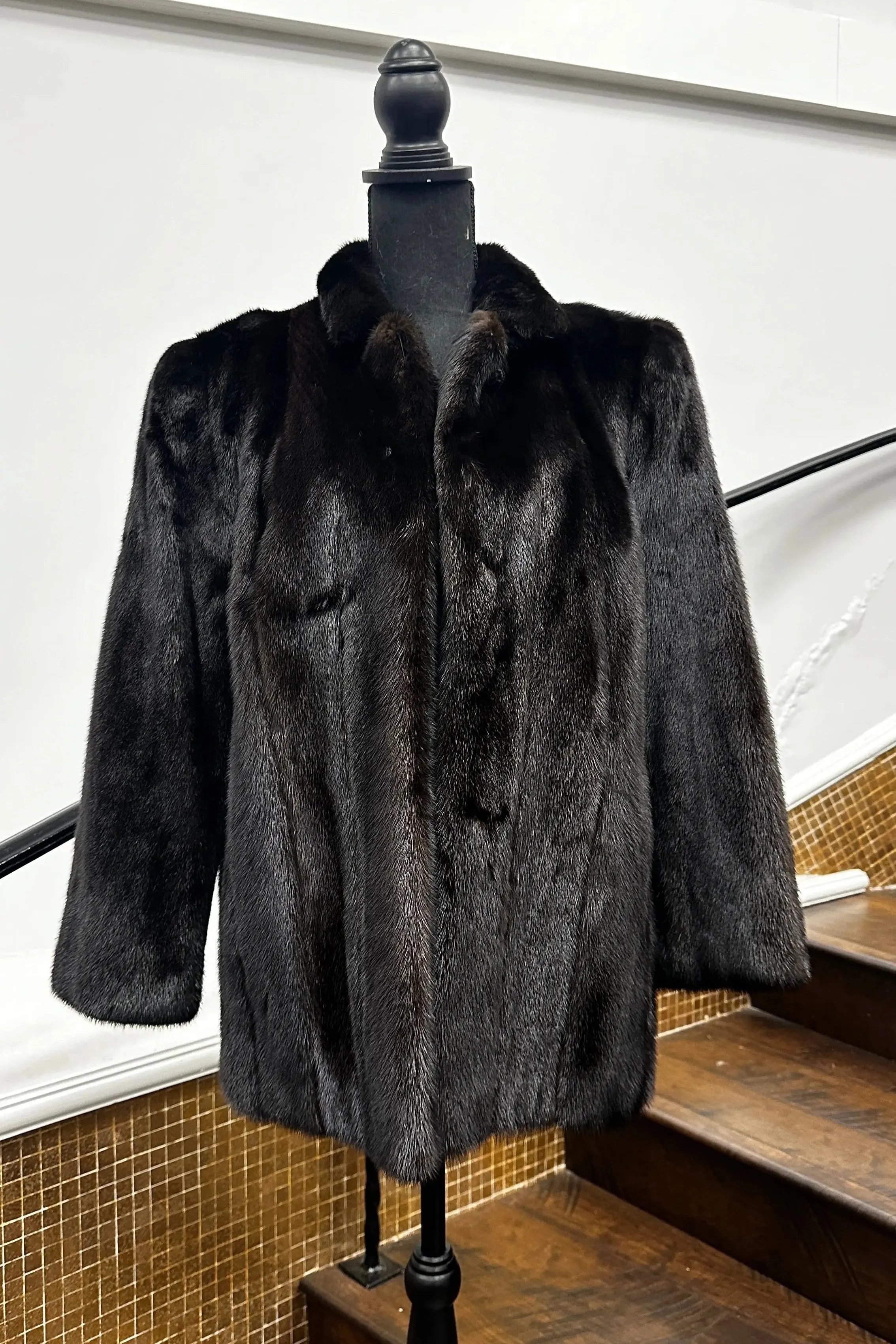 Vintage Mahogany Mink Jacket