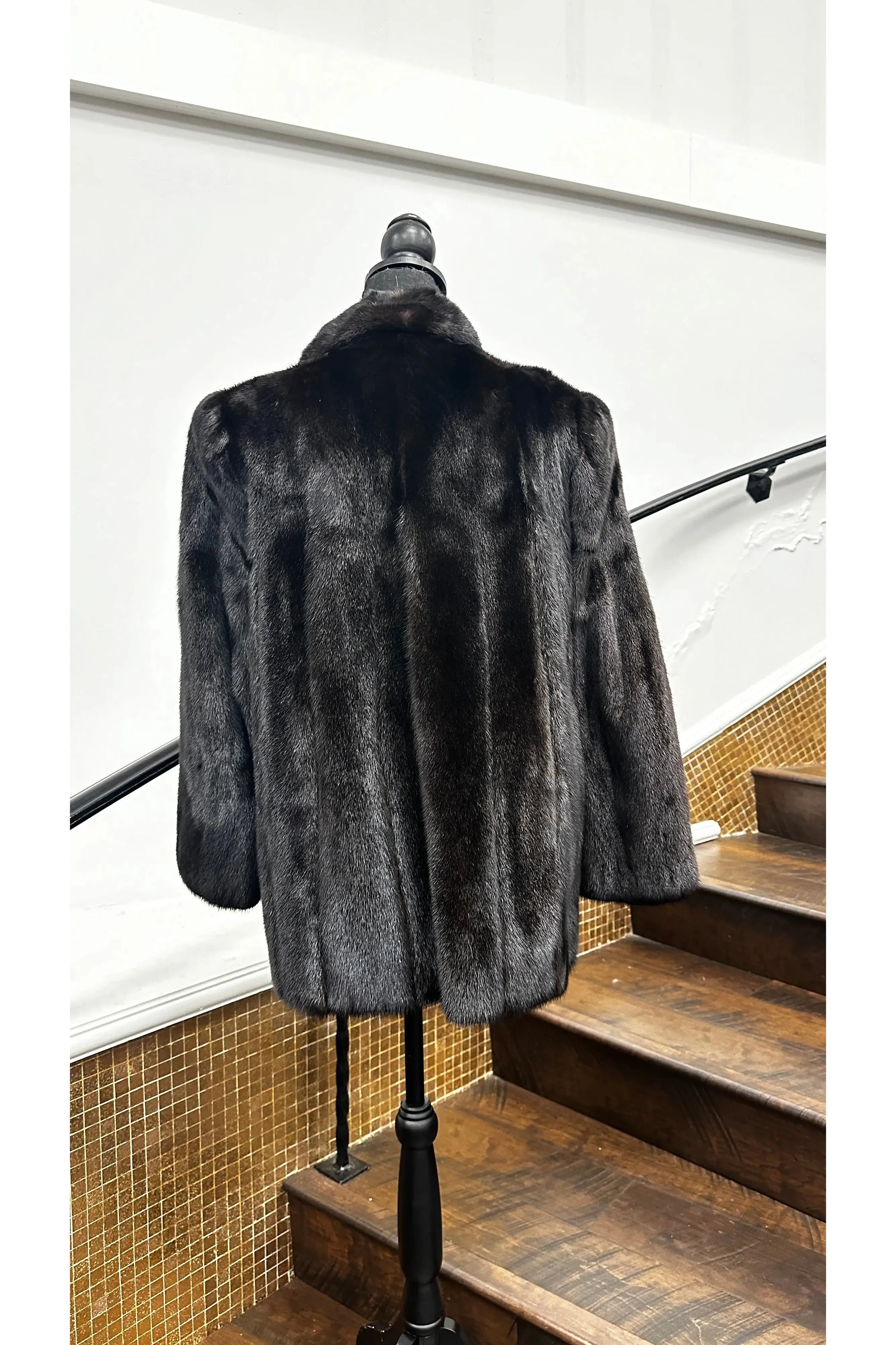 Vintage Mahogany Mink Jacket