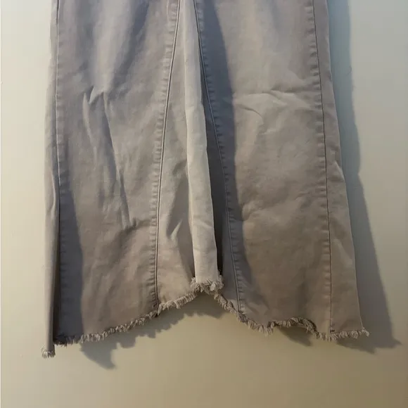 Wash Lab Maxi Denim Skirt Almond Size 28
