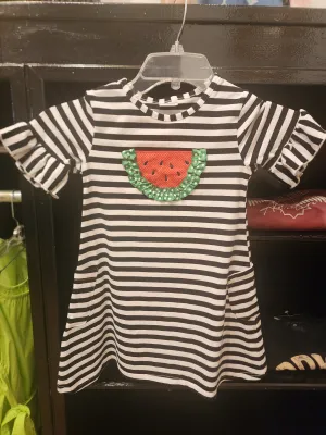 Watermelon Ruffle Sleeve