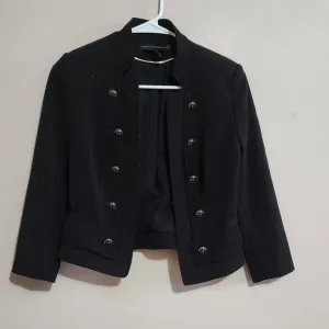 WHITE HOUSE BLACK MARKET Structured Military Blazer Jacket