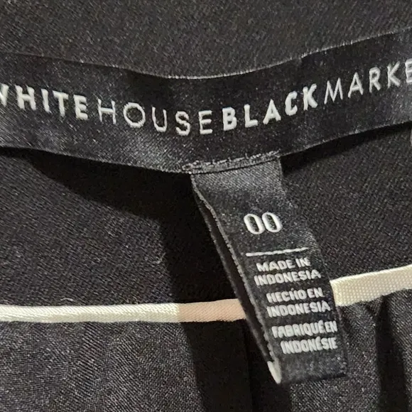 WHITE HOUSE BLACK MARKET Structured Military Blazer Jacket