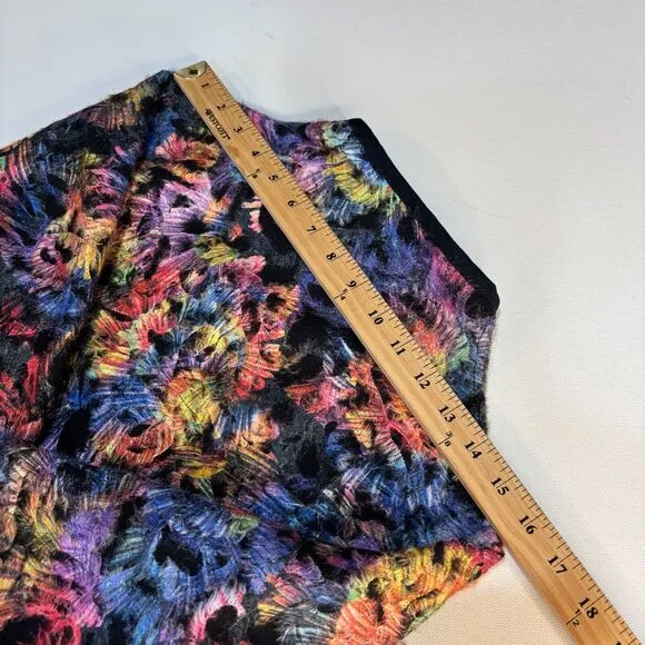Winding River Reversible Topper Jacket Size M* Colorful Fantasia Burst Artsy
