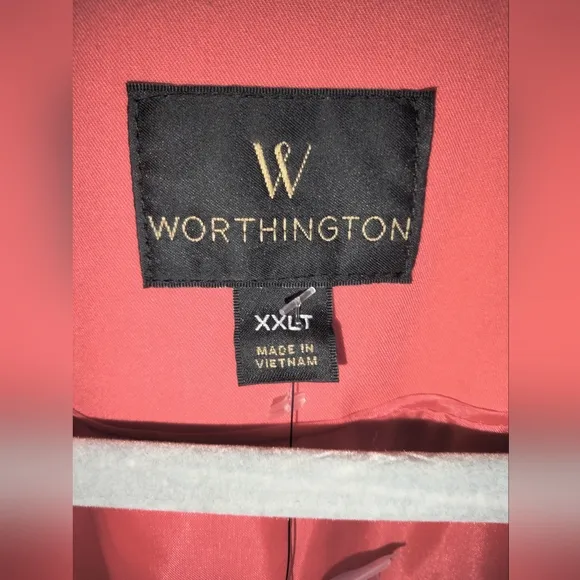 Worthington (Size XXLT) Teaberry 1-Button LS Business Suit Blazer Only (NEW-NWT)
