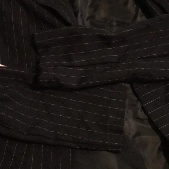 Y2K Pinstripes black and pink Suit Blazer