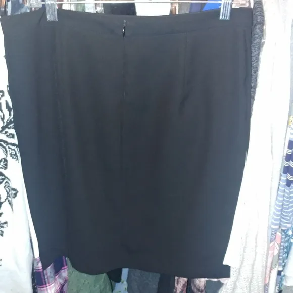 Zara Basic | Black &amp; White Mini Pencil Skirt  Y2k Sexy Fitted Classic Large