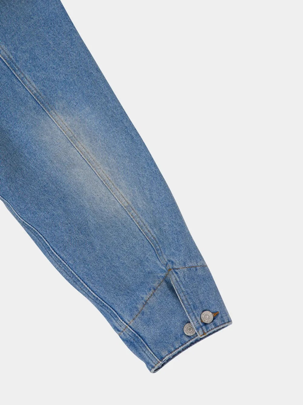 Zip-Up Denim Jacket