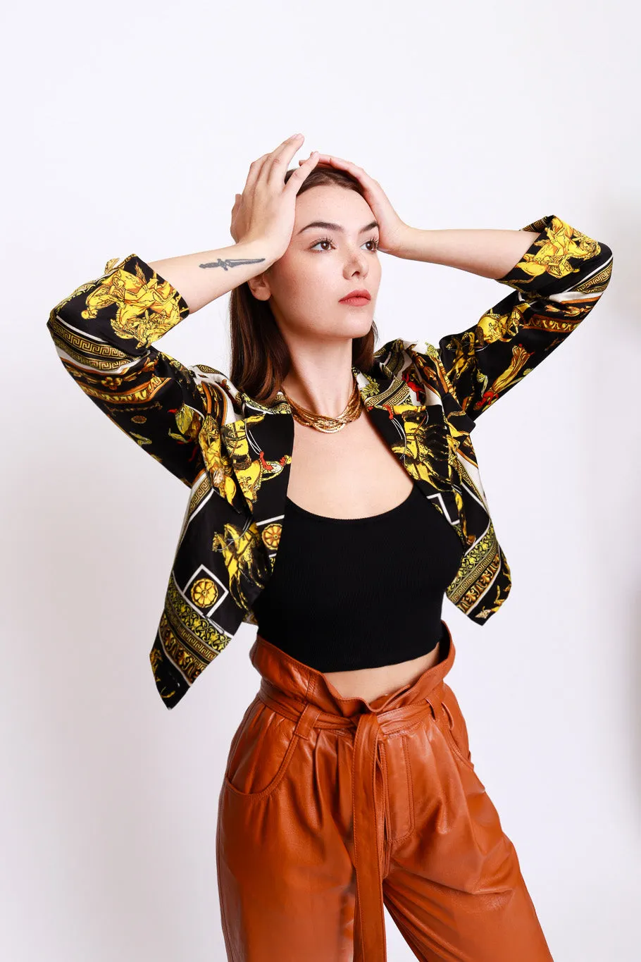 Zodiac Baroque Crop Jacket